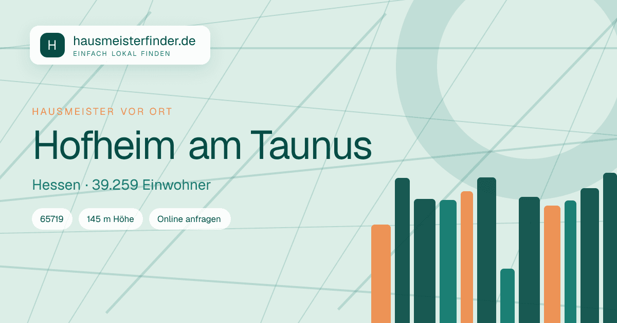 Stadtprofil für Hausmeisterservice in Hofheim am Taunus