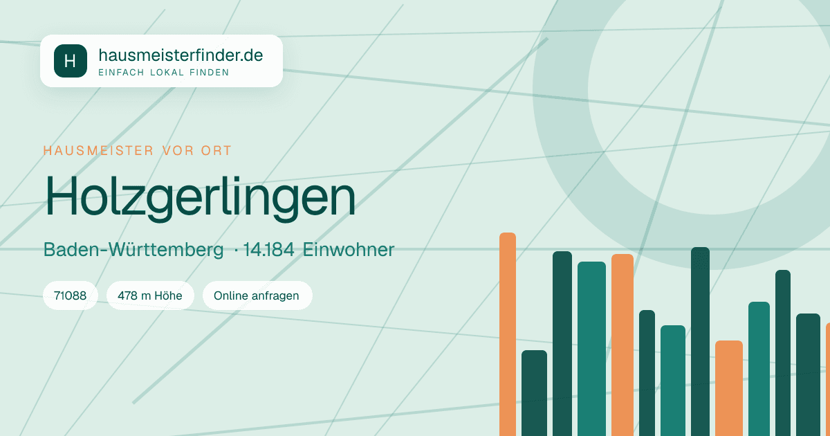 Stadtprofil für Hausmeisterservice in Holzgerlingen