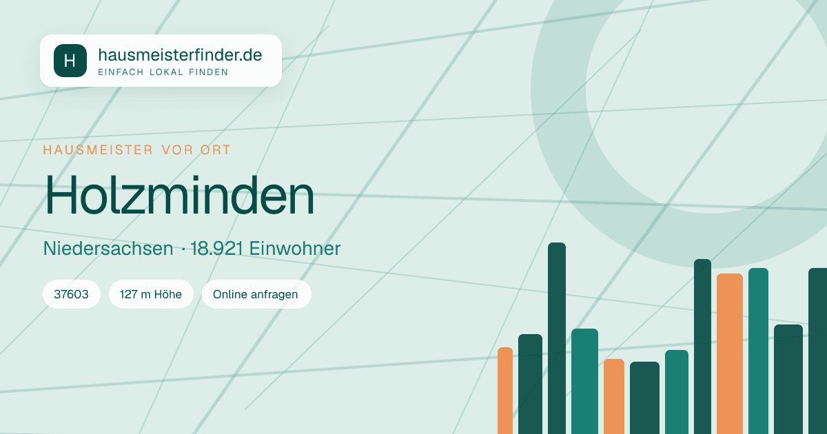 Stadtprofil für Hausmeisterservice in Holzminden
