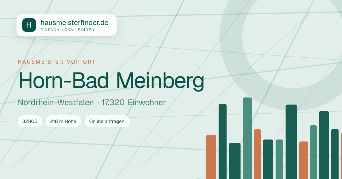 Stadtprofil für Hausmeisterservice in Horn-Bad Meinberg