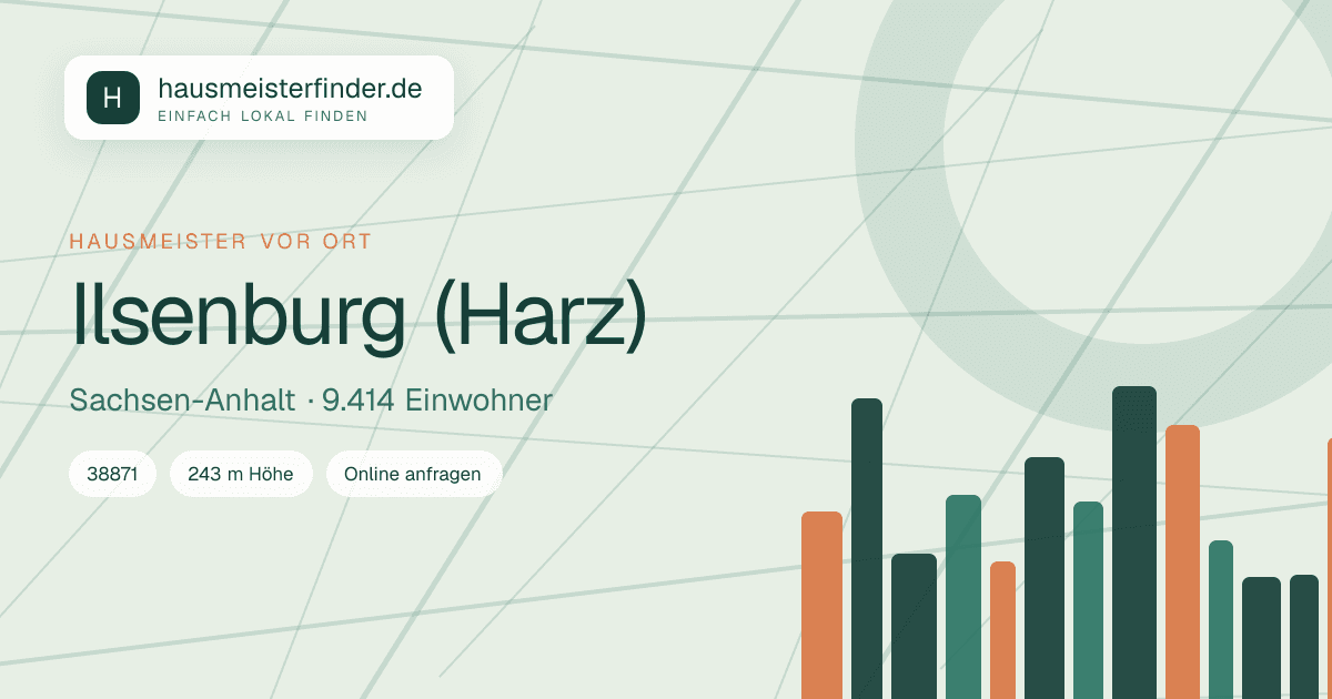 Stadtprofil für Hausmeisterservice in Ilsenburg (Harz)