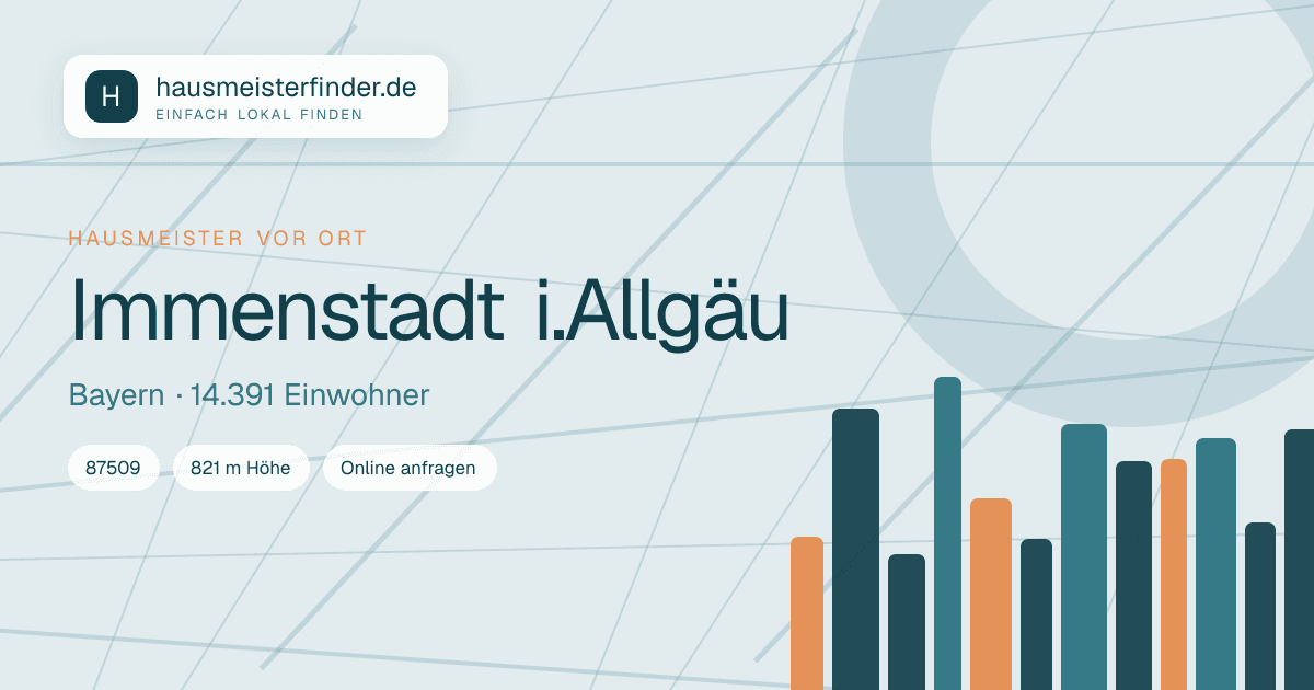 Stadtprofil für Hausmeisterservice in Immenstadt i.Allgäu