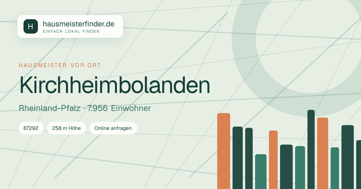 Stadtprofil für Hausmeisterservice in Kirchheimbolanden