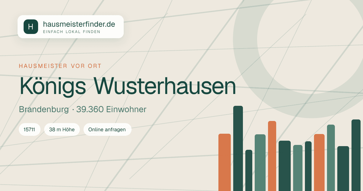 Stadtprofil für Hausmeisterservice in Königs Wusterhausen