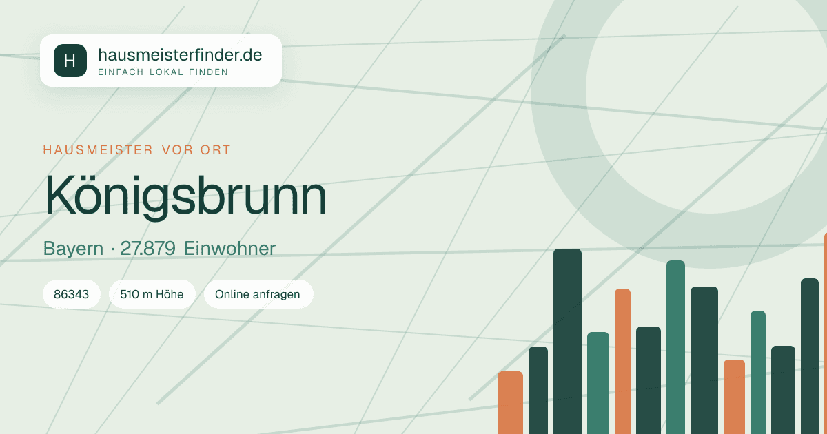 Stadtprofil für Hausmeisterservice in Königsbrunn