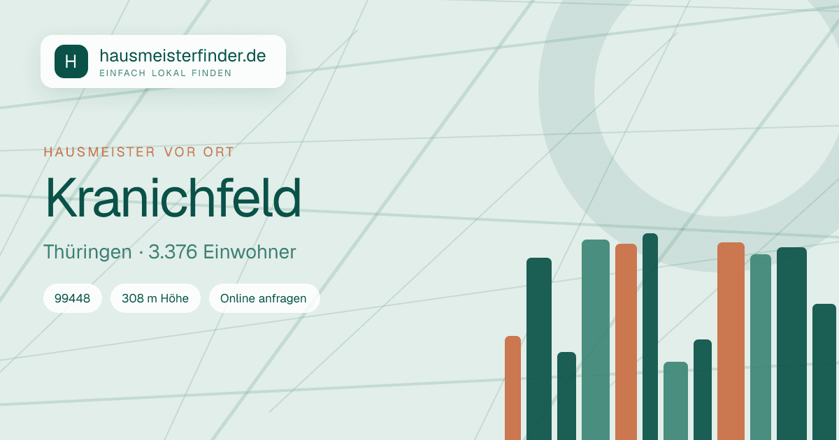 Stadtprofil für Hausmeisterservice in Kranichfeld