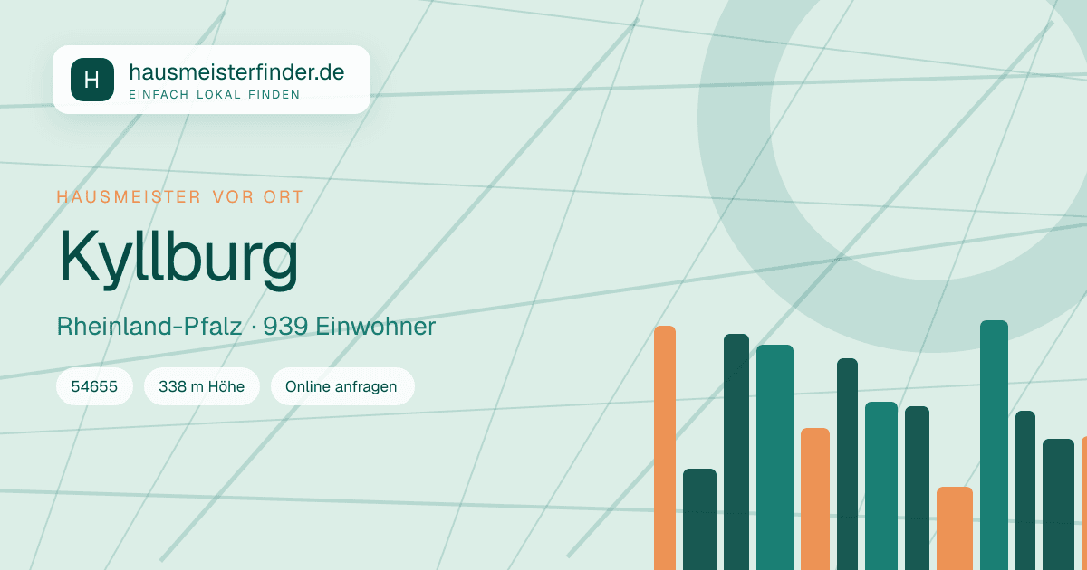 Stadtprofil für Hausmeisterservice in Kyllburg