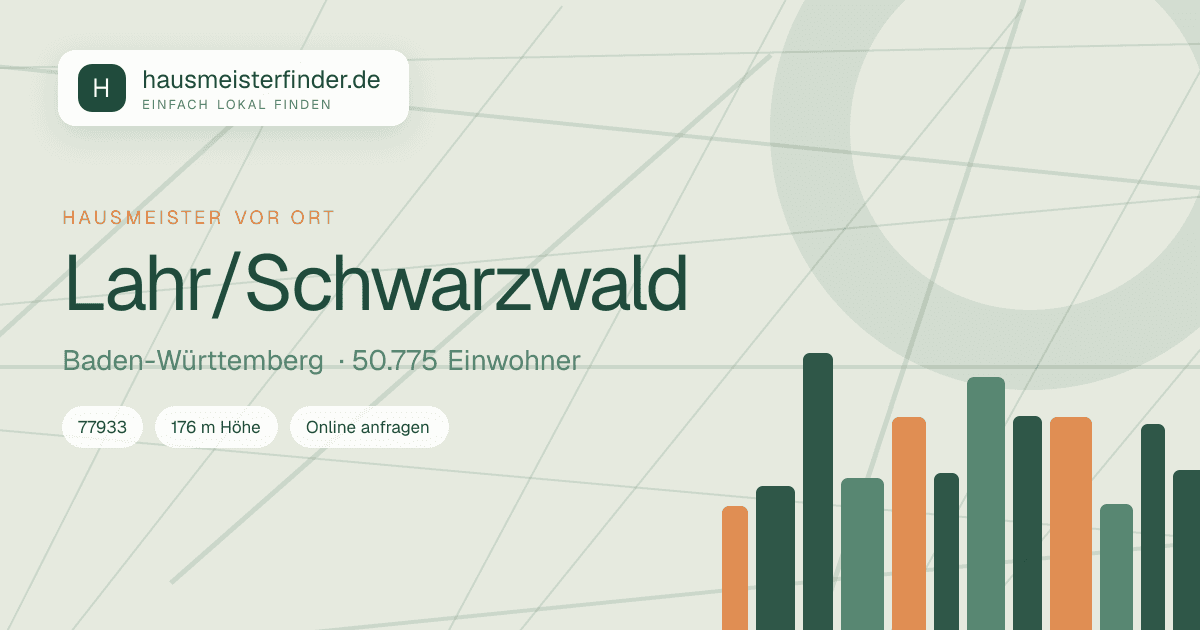 Stadtprofil für Hausmeisterservice in Lahr/Schwarzwald
