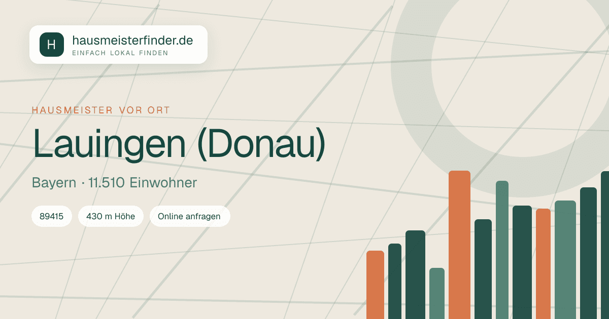 Stadtprofil für Hausmeisterservice in Lauingen (Donau)