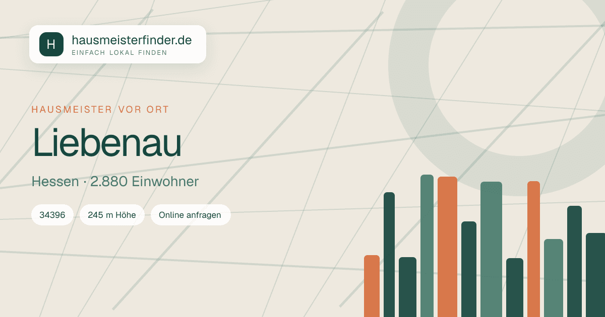 Stadtprofil für Hausmeisterservice in Liebenau