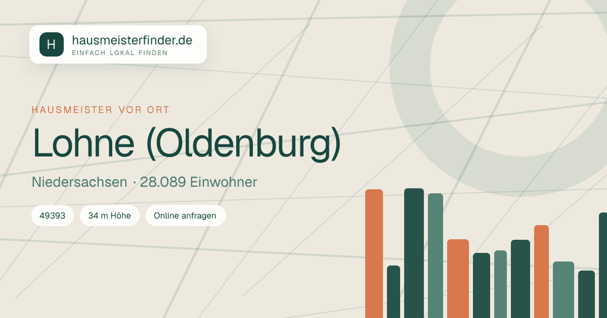 Stadtprofil für Hausmeisterservice in Lohne (Oldenburg)
