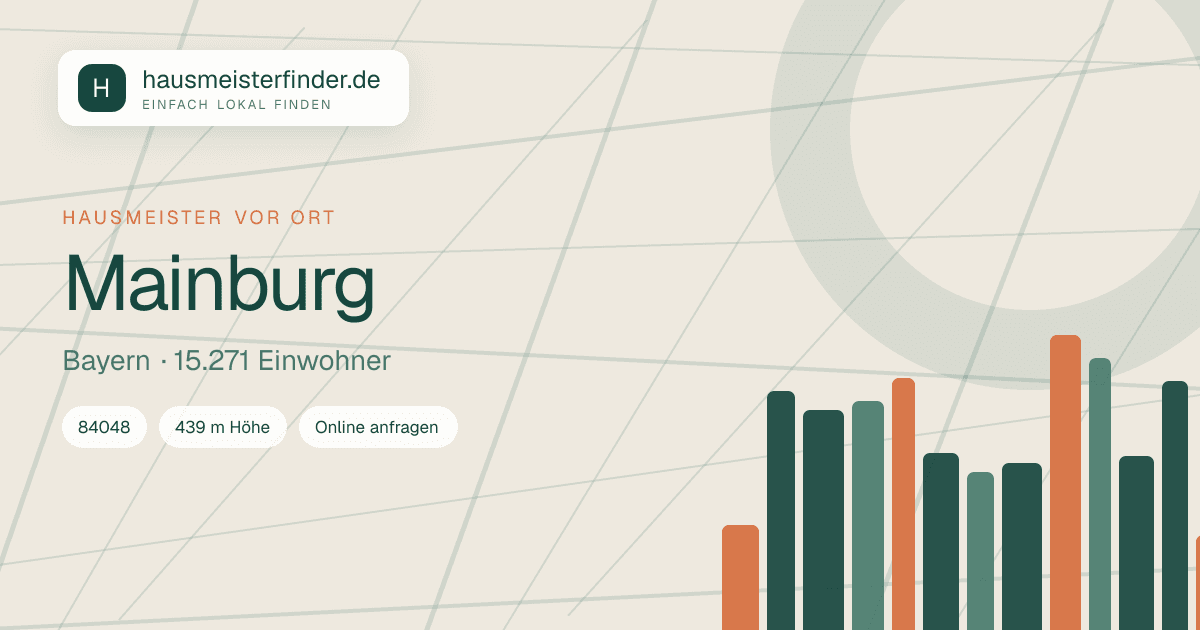 Stadtprofil für Hausmeisterservice in Mainburg