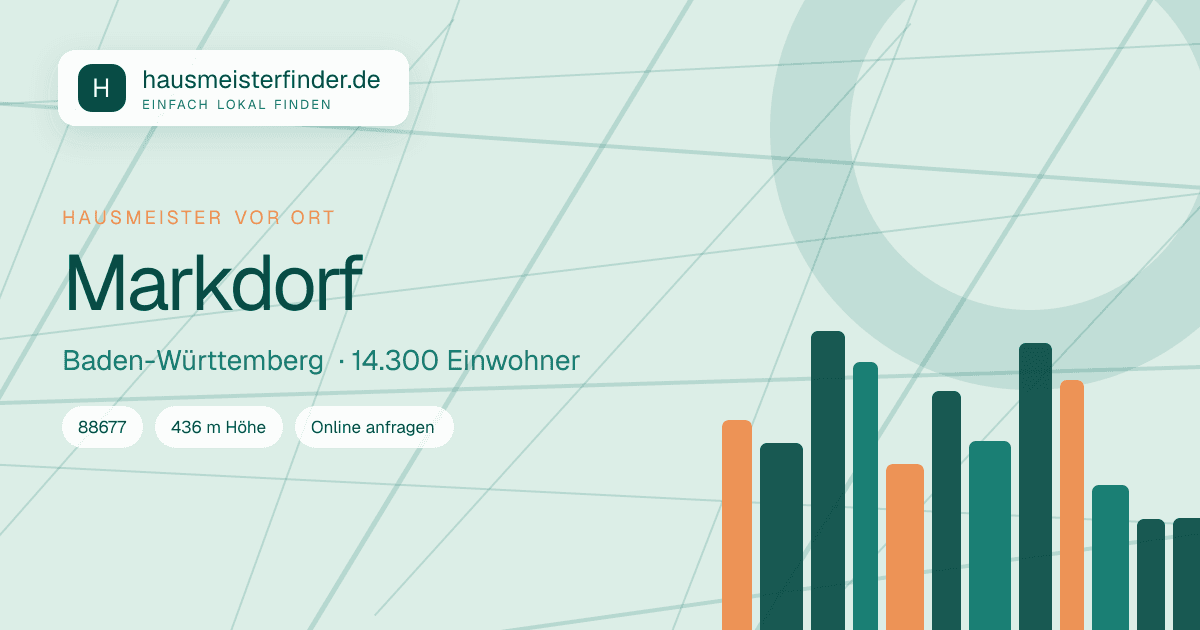 Stadtprofil für Hausmeisterservice in Markdorf