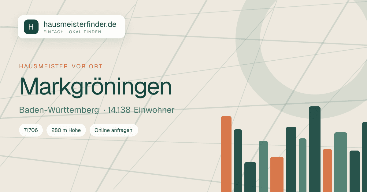 Stadtprofil für Hausmeisterservice in Markgröningen