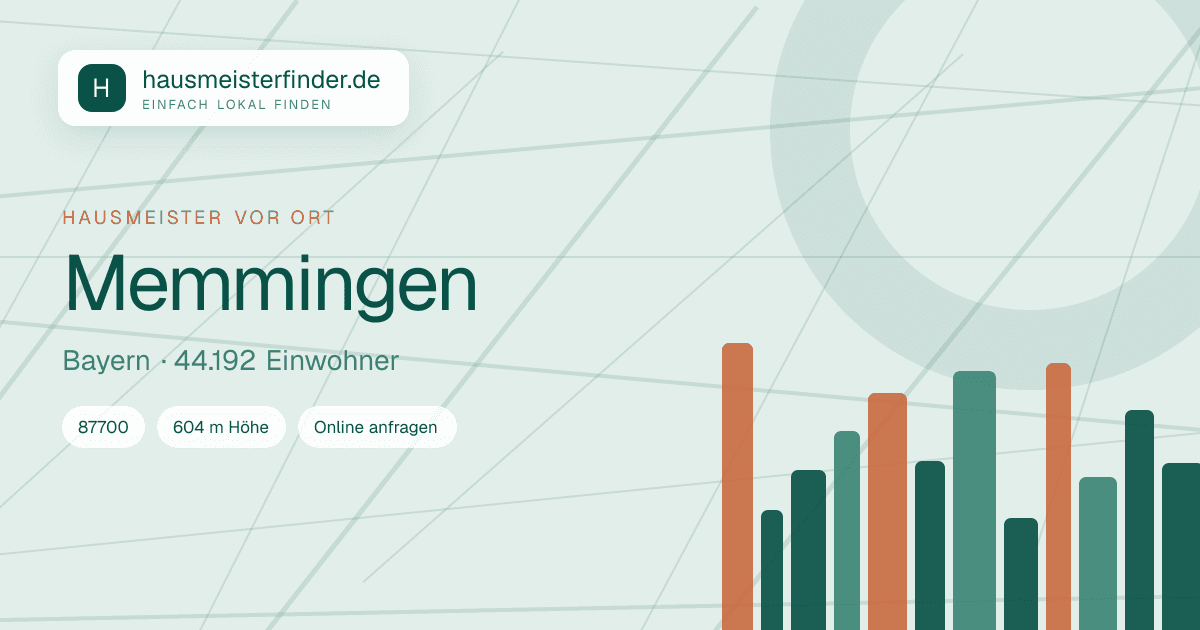 Stadtprofil für Hausmeisterservice in Memmingen