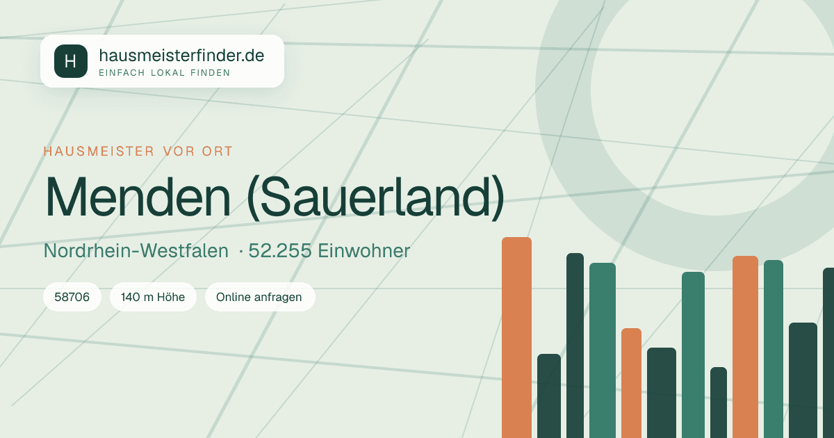 Stadtprofil für Hausmeisterservice in Menden (Sauerland)