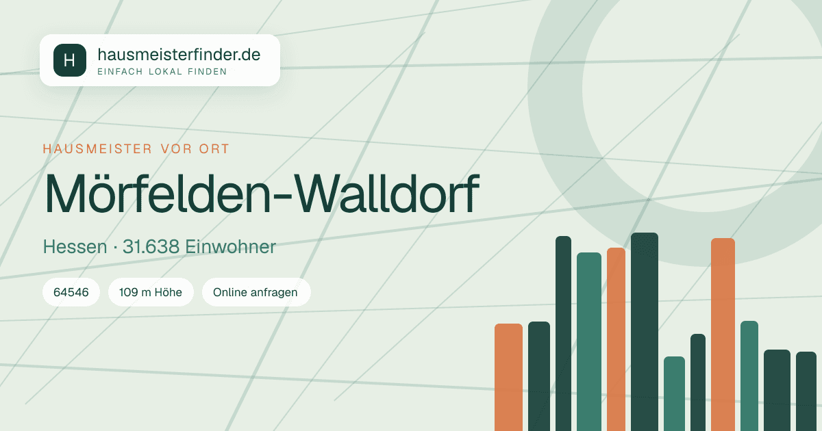 Stadtprofil für Hausmeisterservice in Mörfelden-Walldorf