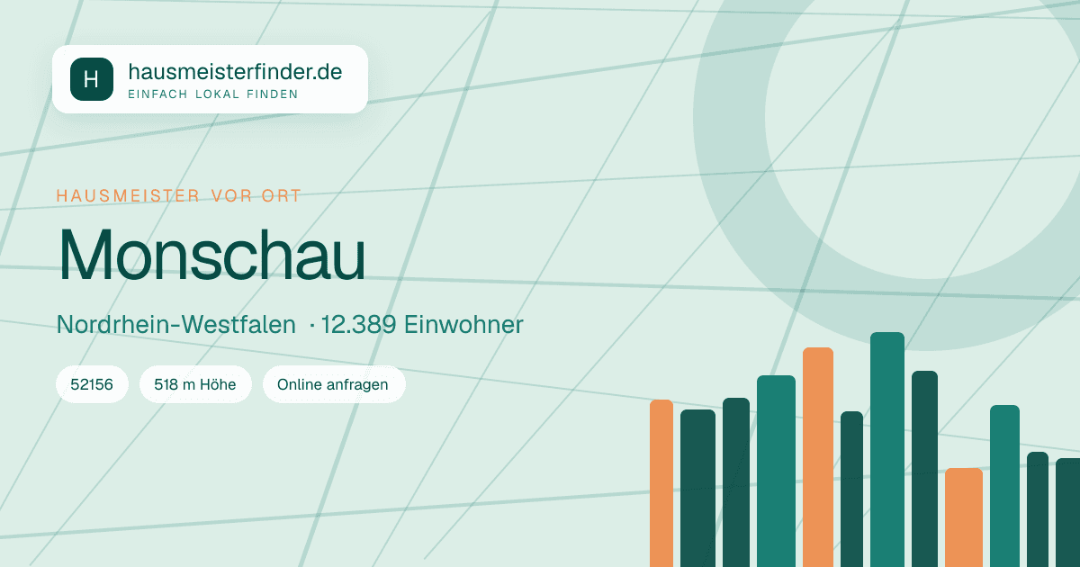 Stadtprofil für Hausmeisterservice in Monschau