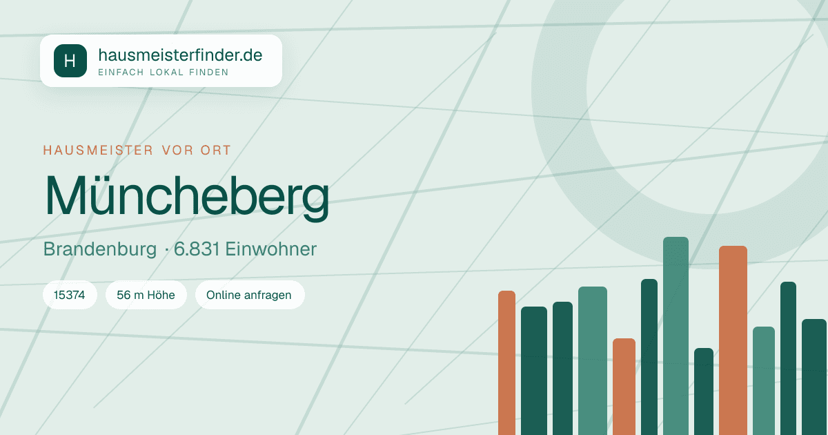 Stadtprofil für Hausmeisterservice in Müncheberg