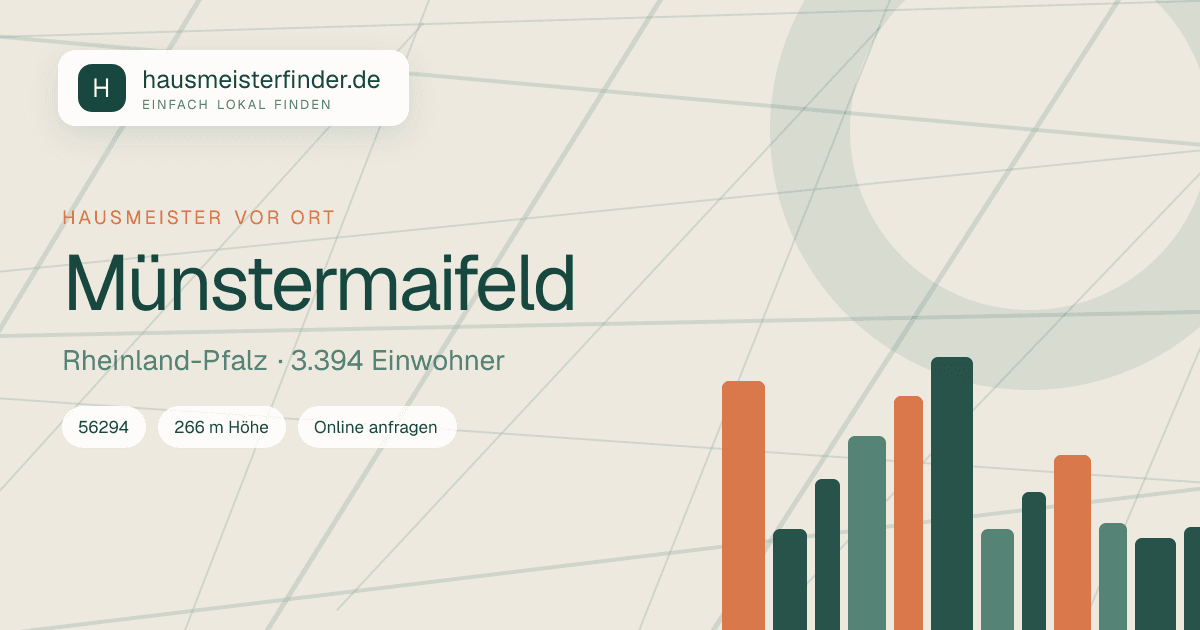 Stadtprofil für Hausmeisterservice in Münstermaifeld