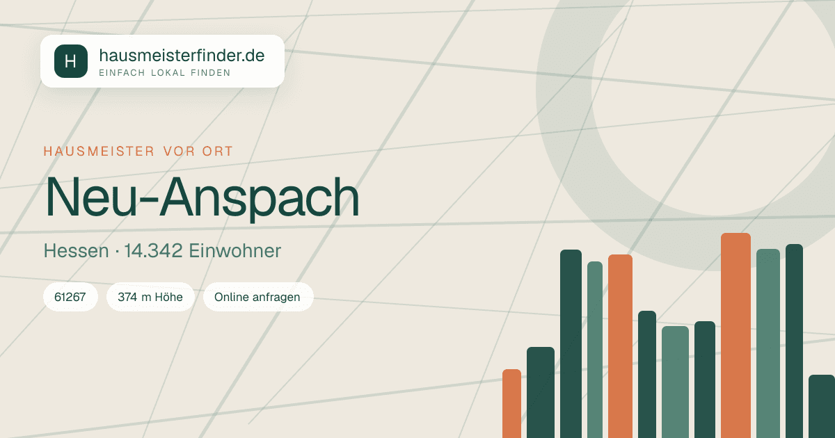 Stadtprofil für Hausmeisterservice in Neu-Anspach