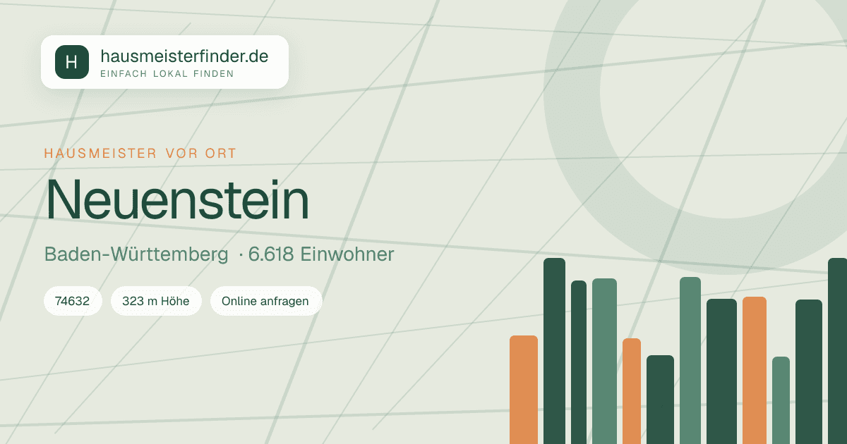Stadtprofil für Hausmeisterservice in Neuenstein