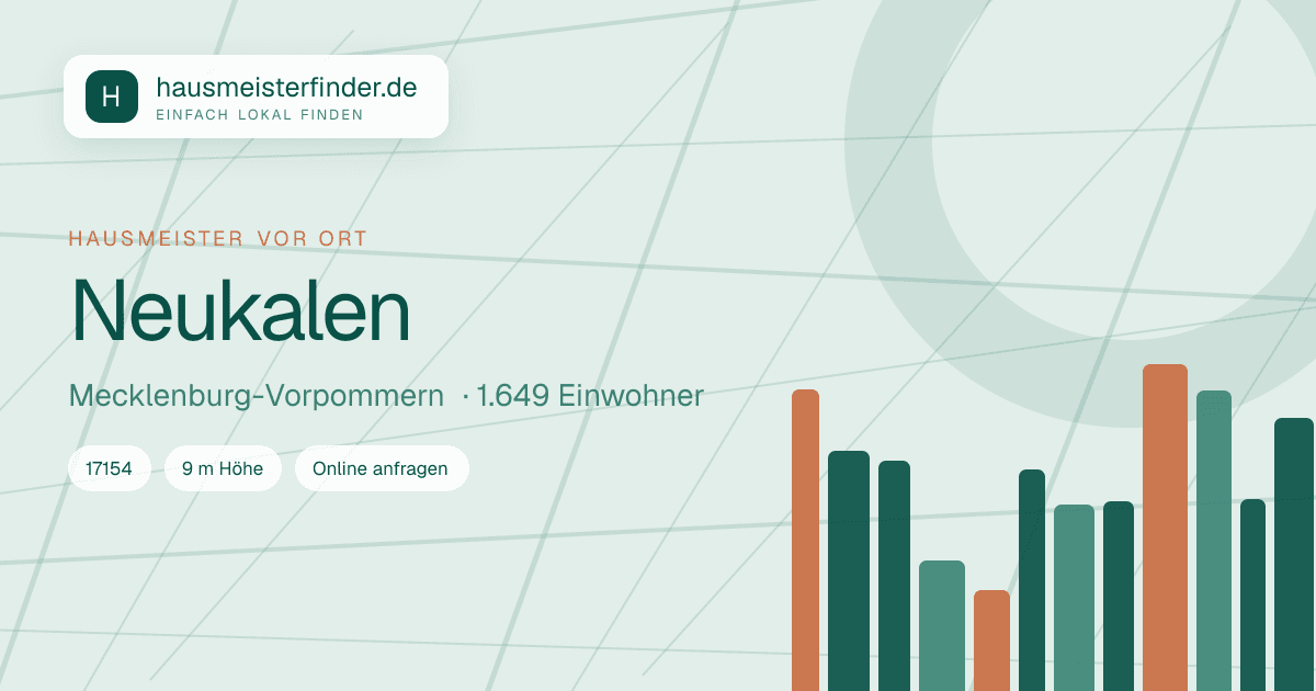 Stadtprofil für Hausmeisterservice in Neukalen