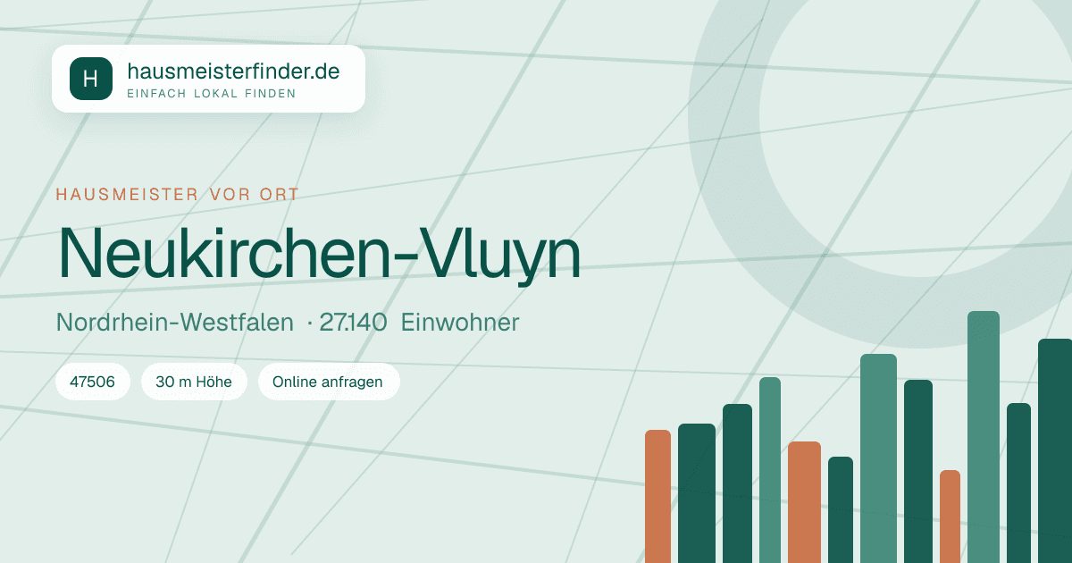 Stadtprofil für Hausmeisterservice in Neukirchen-Vluyn