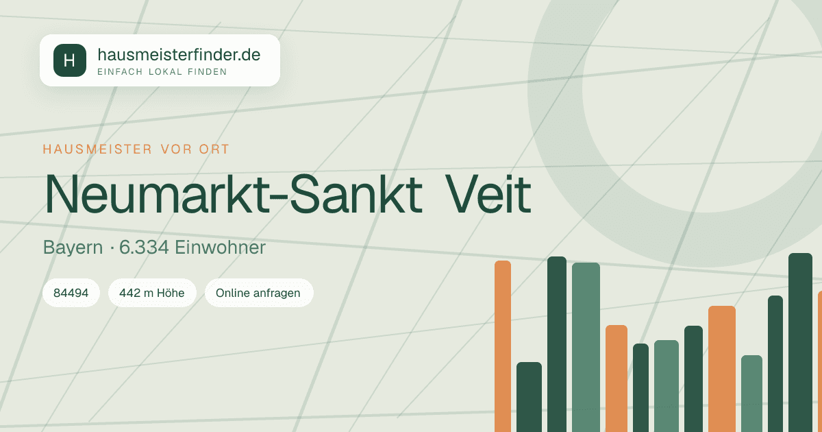 Stadtprofil für Hausmeisterservice in Neumarkt-Sankt Veit