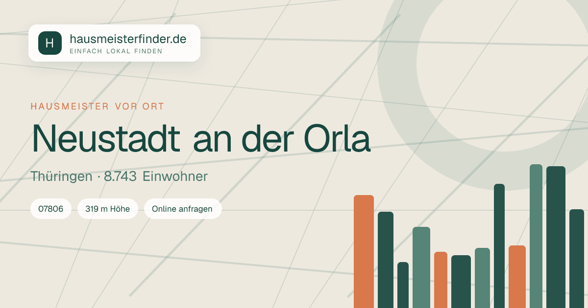 Stadtprofil für Hausmeisterservice in Neustadt an der Orla