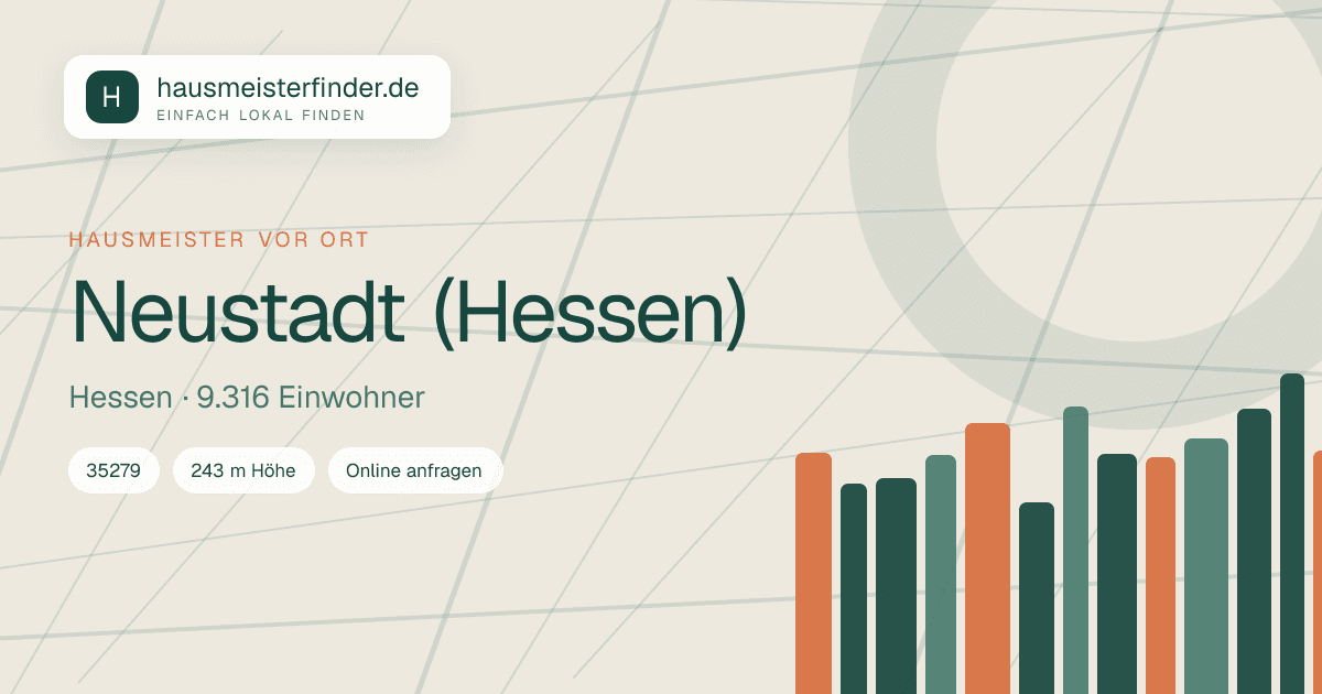 Stadtprofil für Hausmeisterservice in Neustadt (Hessen)