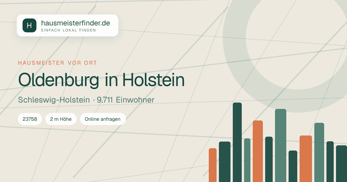 Stadtprofil für Hausmeisterservice in Oldenburg in Holstein