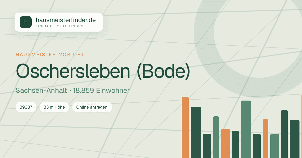 Stadtprofil für Hausmeisterservice in Oschersleben (Bode)