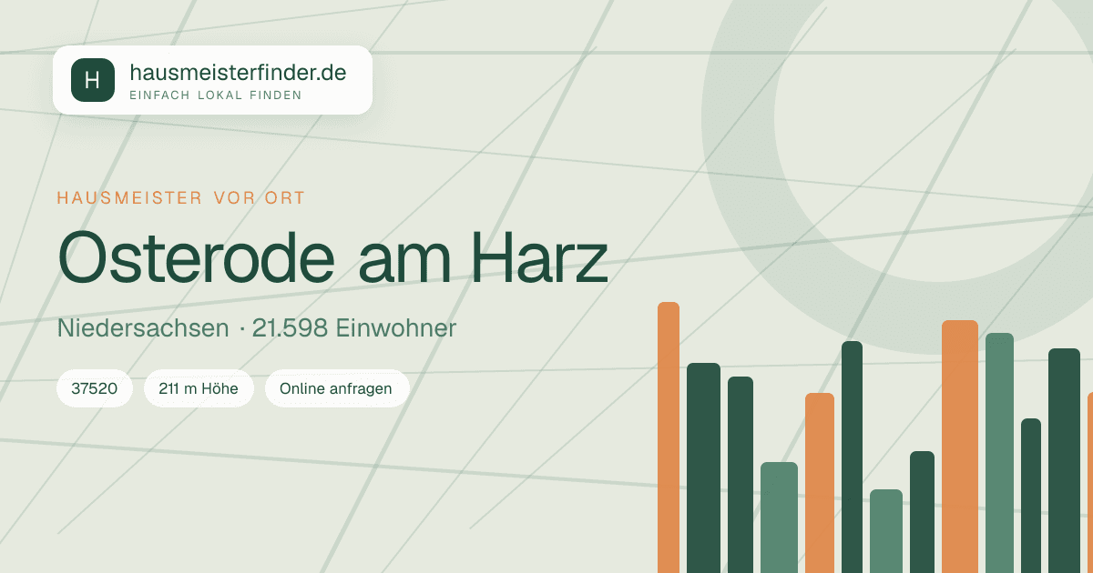 Stadtprofil für Hausmeisterservice in Osterode am Harz