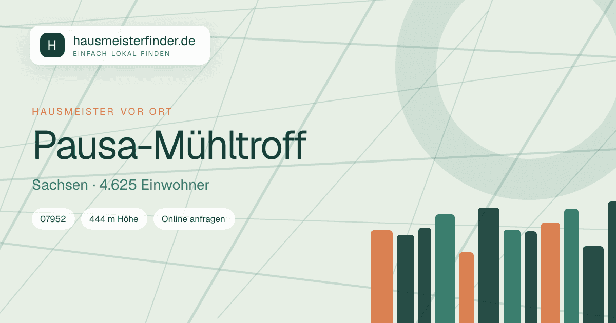 Stadtprofil für Hausmeisterservice in Pausa-Mühltroff