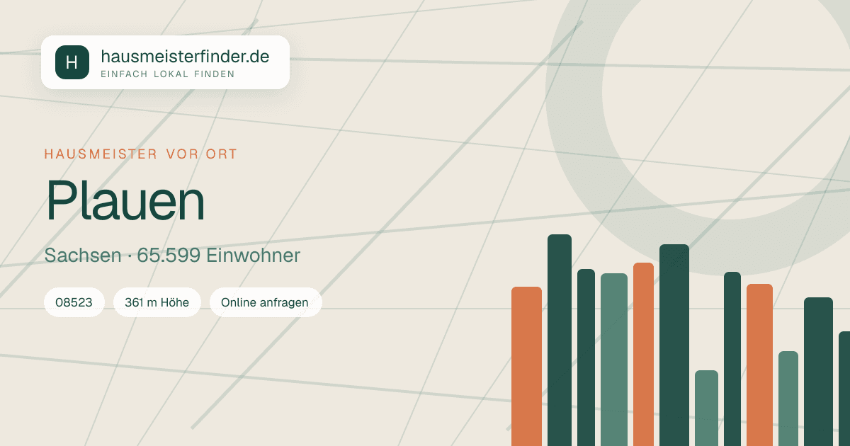 Stadtprofil für Hausmeisterservice in Plauen