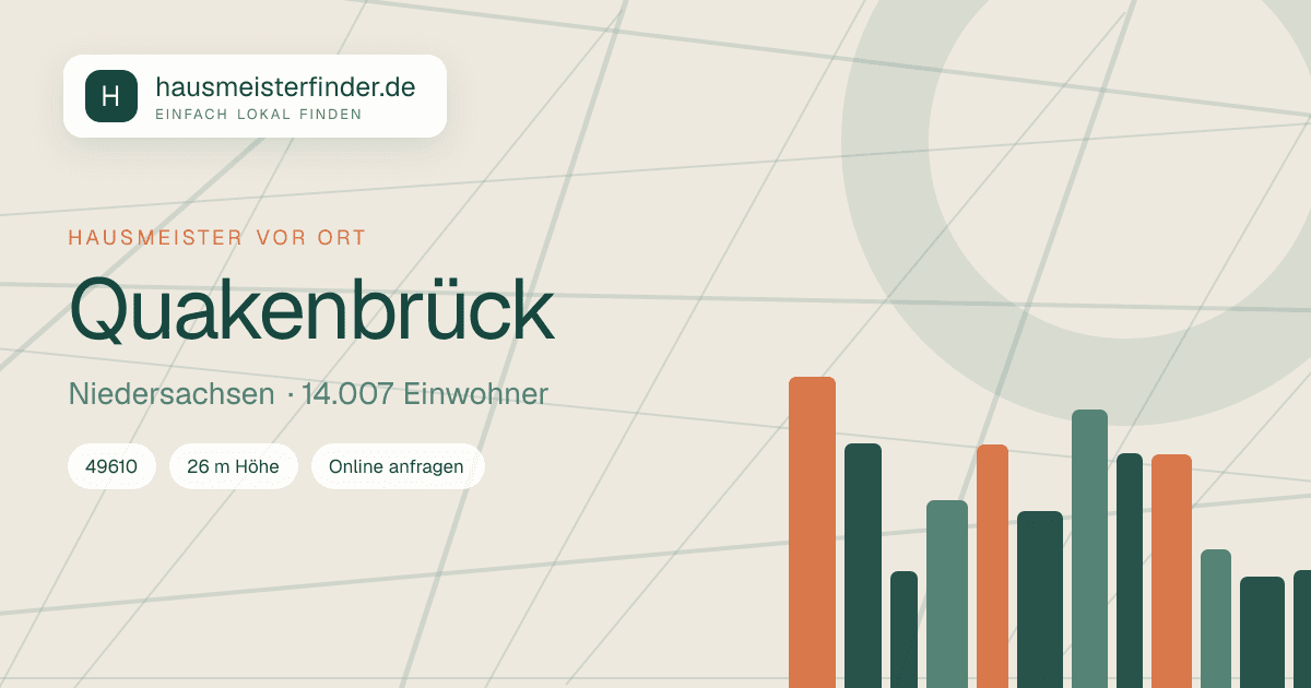 Stadtprofil für Hausmeisterservice in Quakenbrück