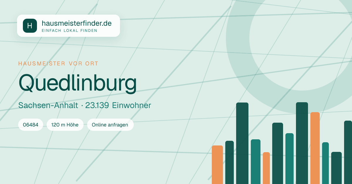 Stadtprofil für Hausmeisterservice in Quedlinburg