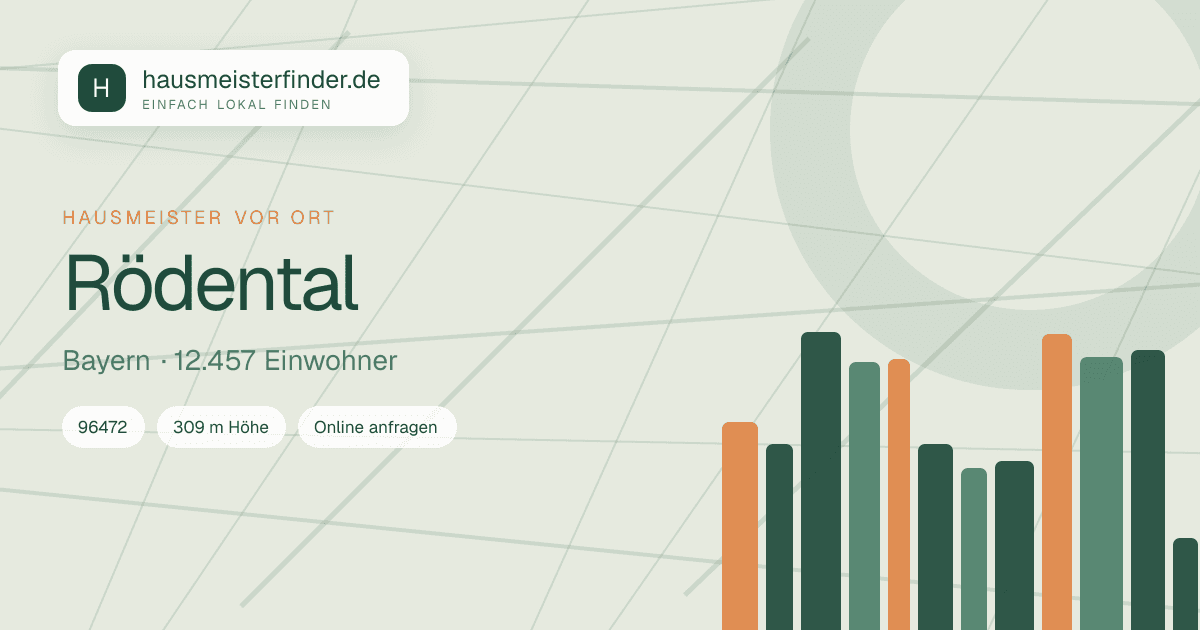 Stadtprofil für Hausmeisterservice in Rödental