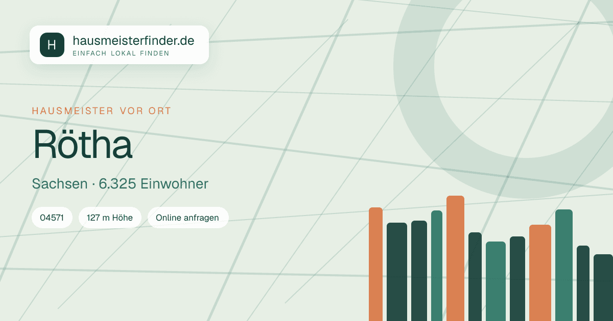 Stadtprofil für Hausmeisterservice in Rötha