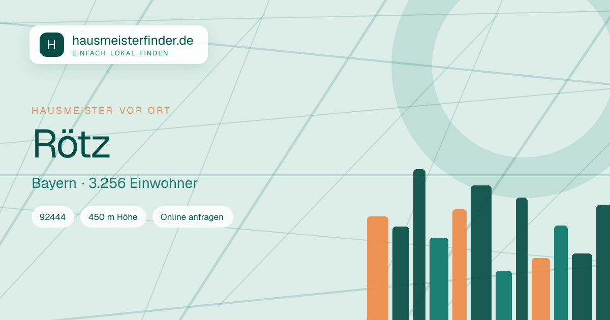 Stadtprofil für Hausmeisterservice in Rötz