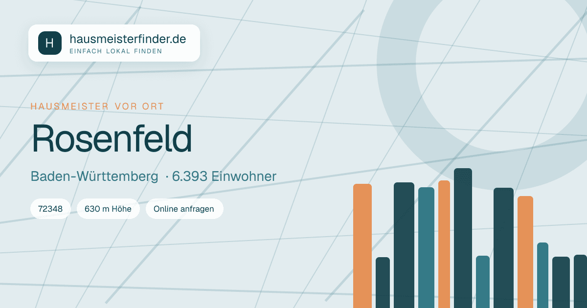 Stadtprofil für Hausmeisterservice in Rosenfeld