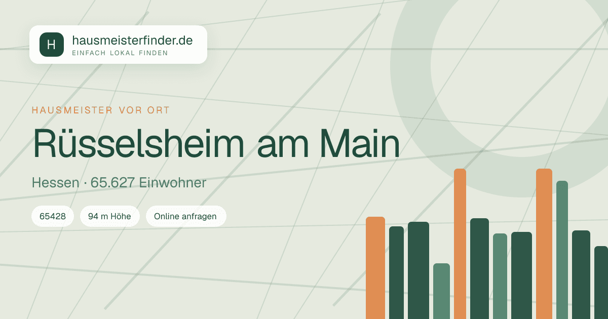 Stadtprofil für Hausmeisterservice in Rüsselsheim am Main