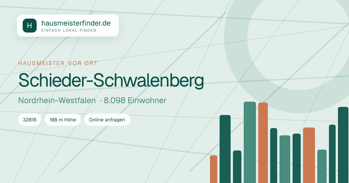Stadtprofil für Hausmeisterservice in Schieder-Schwalenberg