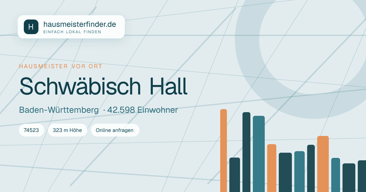 Stadtprofil für Hausmeisterservice in Schwäbisch Hall