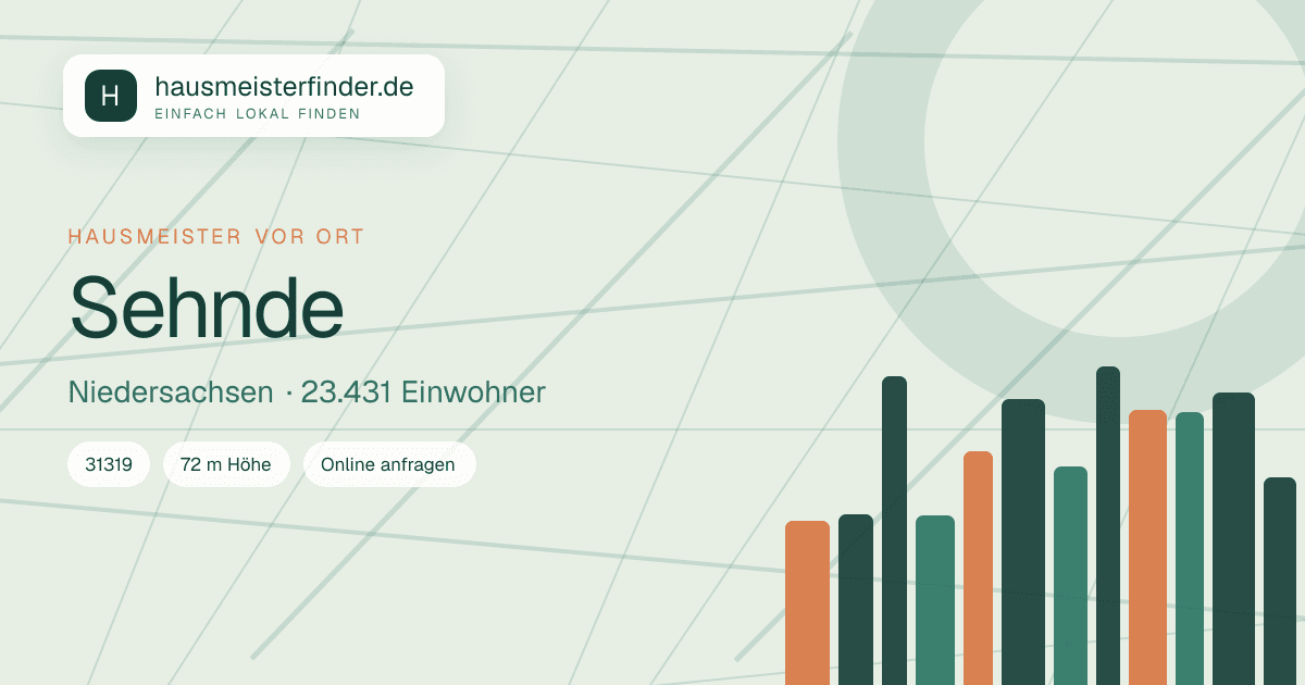 Stadtprofil für Hausmeisterservice in Sehnde
