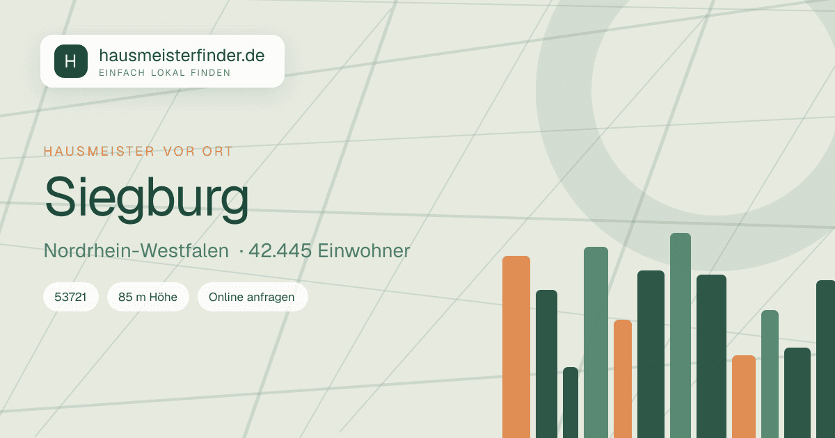 Stadtprofil für Hausmeisterservice in Siegburg