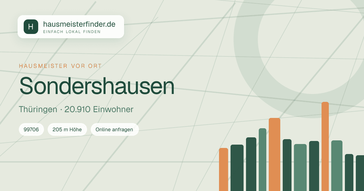 Stadtprofil für Hausmeisterservice in Sondershausen