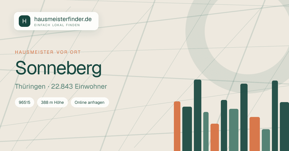 Stadtprofil für Hausmeisterservice in Sonneberg