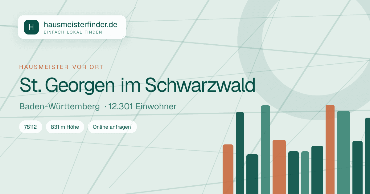Stadtprofil für Hausmeisterservice in St. Georgen im Schwarzwald